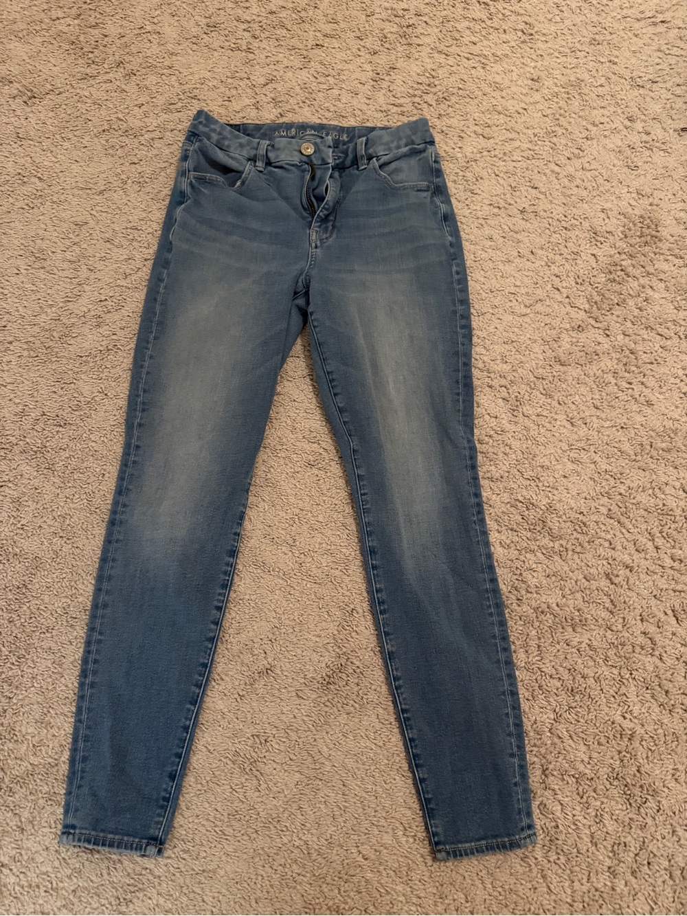American Eagle Outfitters Mid-Blue Skinny Jeans